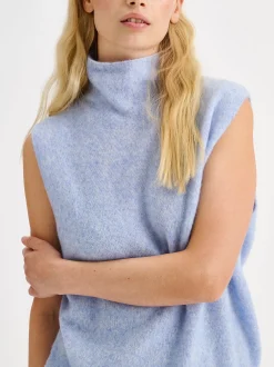ALINA neuleliivi - vaaleansininen