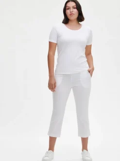 BASIC 7/8-leggingsit - valkoinen