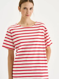 BRETON lyhythihainen mekko - punainen