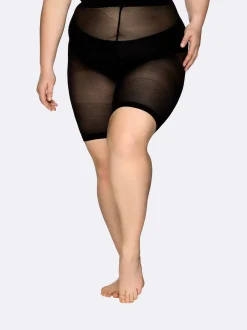 CURVY THIGH PANTY 40 den leggingsit - musta