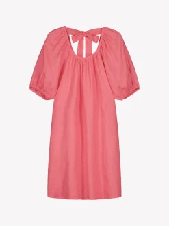 DONNA lyhyt pellavamekko - pinkki