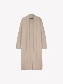 KARINA pitkä neuletakki - vaalea beige
