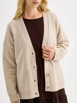 LANA oversize neuletakki - beige
