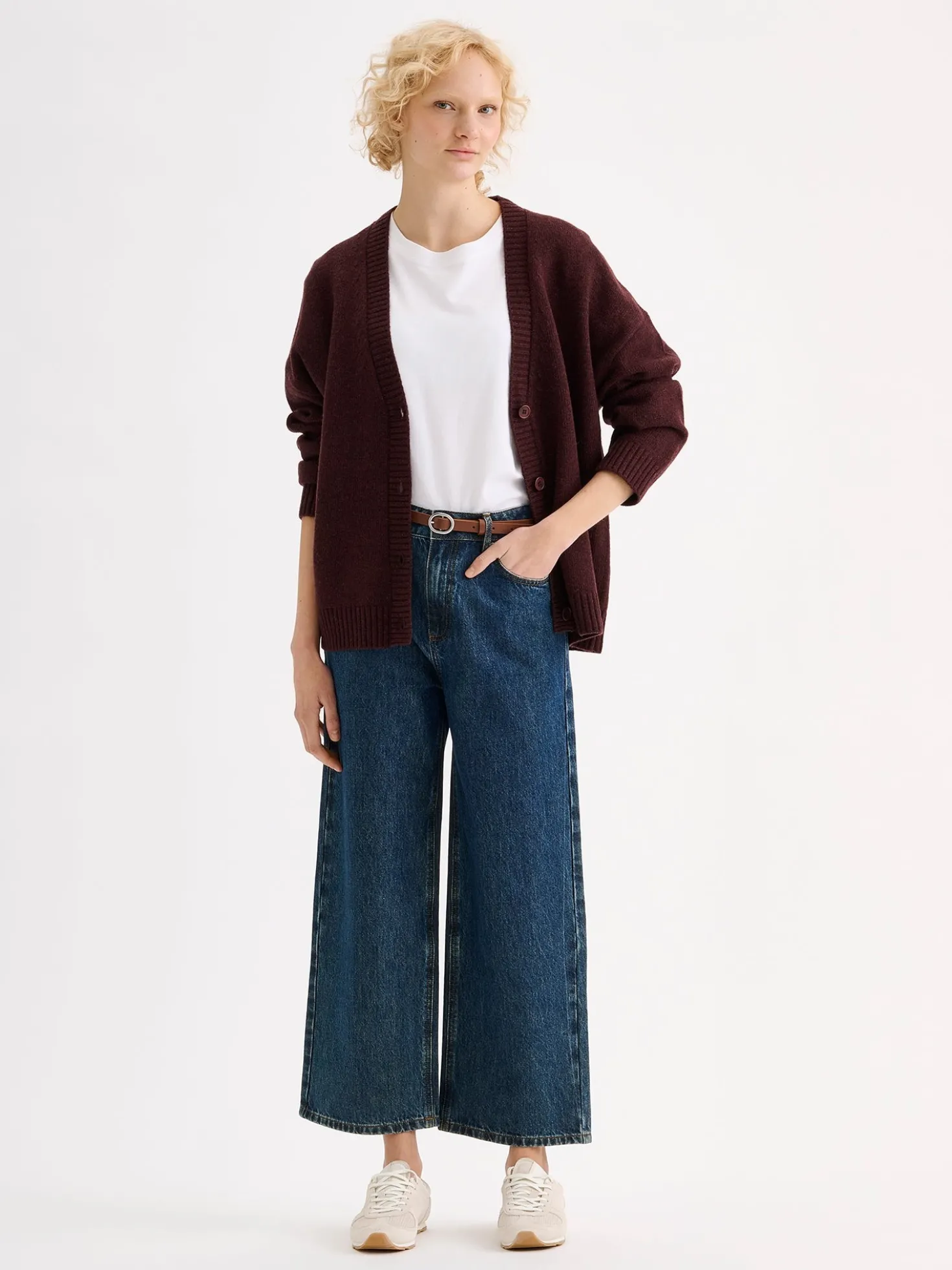 LANA oversize neuletakki - ruskea