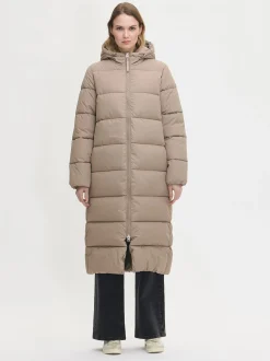 LUMI pitkä toppatakki - beige