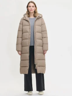 LUMI pitkä toppatakki - beige