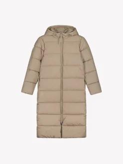 LUMI pitkä toppatakki - beige