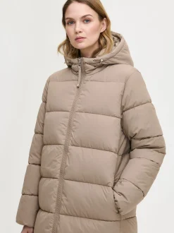LUMI pitkä toppatakki - beige