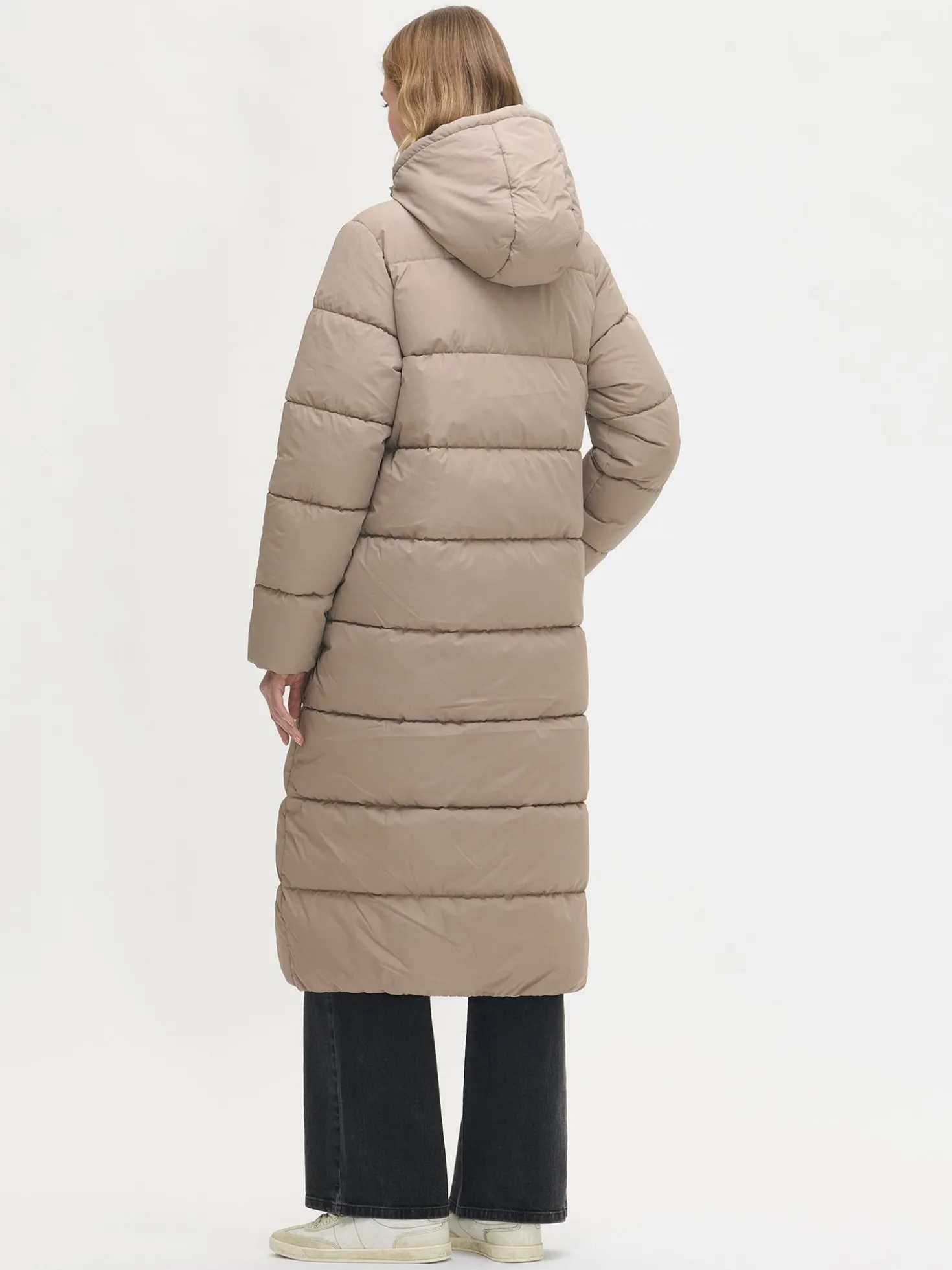 LUMI pitkä toppatakki - beige