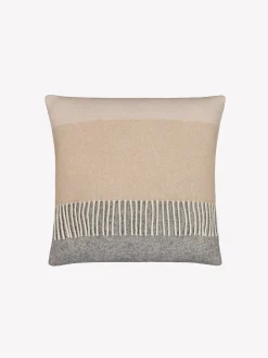 TRIO sisustussetti: huopa ja koristetyynynpäällinen - beige